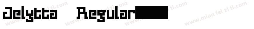Jelytta Regular字体转换